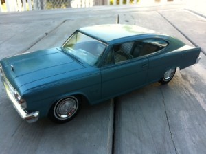 marlin promo model, 65 marlin, amc promotional model cars
