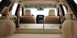 Acura RDX rear seats folded down