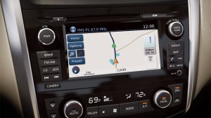 Nissan Altima navigation screen