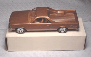 Chevy El Camino promo model, ute, coupe utility, savageonwheels.com
