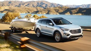 Santa Fe's 3.3-liter V6 is strong enough to pull a boat and trailer now.
