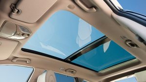 Santa Fe offers a giant panoramic sunroof.