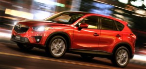 The CX-5 actually is a sporty feeling sport-utility.