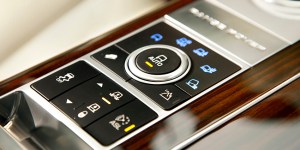 Buttons on the console, and a dial, allow the driver to adjust ride height, or select which off-road setting is needed.