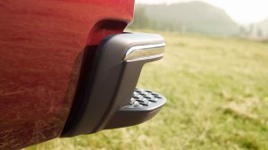 Steps are built in to the rear bumpers for easy bed loading.