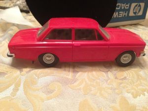 Red Volvo right side