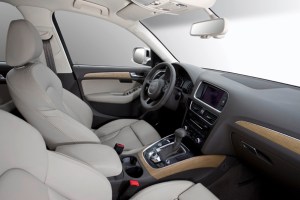 Inside Audi offers a handsome, modern look, far from the dreary all black cockpits of many German makes.