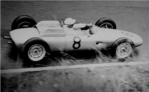 Jo Bonnier drive the Porsche 804 in 1962.