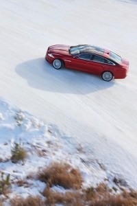 AWD allows the supercharged XJ to keep its composure, even in snow.