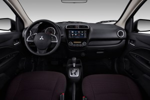 Performance may be lacking, but the Mirage has a darned nice dash layout.