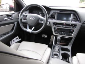 The dash is clean and well laid out, with large easy-to-use buttons.