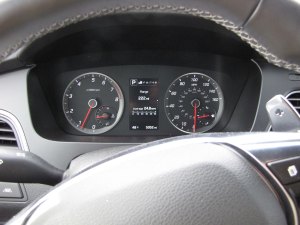 Main gauges are simple to see and understand.