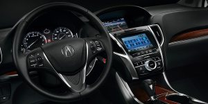 I like the big buttons on this touchscreen and clean overall interior layout.