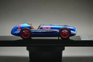 Bill Holland's 1949 Indy 500 winner, the same basic car, but in a brighter blue.