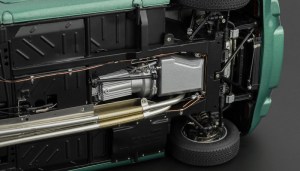 Even the undercarriage is finely detailed. Better put this in a case with mirrored base.