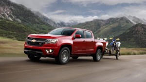 While only slightly smaller than a Silverado, the Colorado will pull about 7,000 lbs. of trailer and toys.