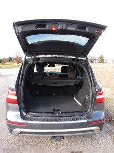 Roomy describes the cargo area, and the hatch is powered.