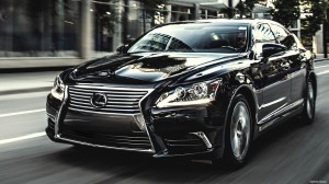 Lexus delivers a distinctive grille.
