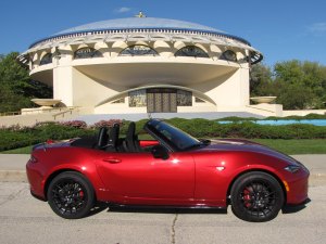 The Miata is a work of art, just like the Frank Lloyd Wright-designed Annunciation Greek Orthodox Church in Wauwatosa.