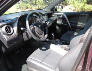 interior, leather, RAV4, Toyota