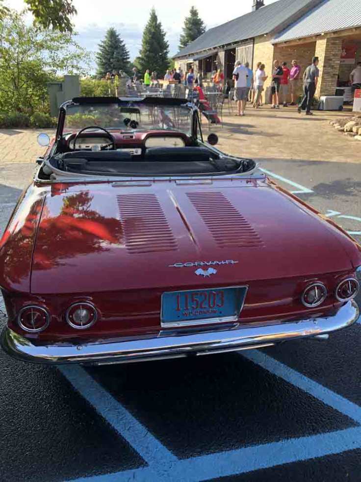 63 corvair, corvair monza convertible, ironwood golf course