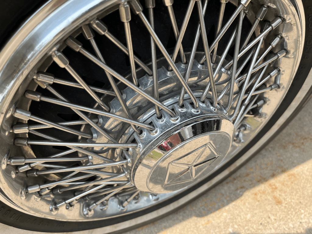 CHRYSLER LEBARON "WOODY" CONVERTIBLE wire wheels