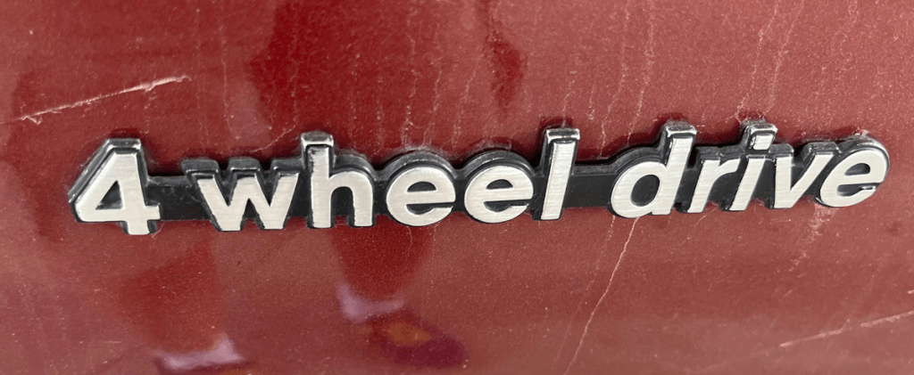 AMC Eagle 4 wheel drive logo