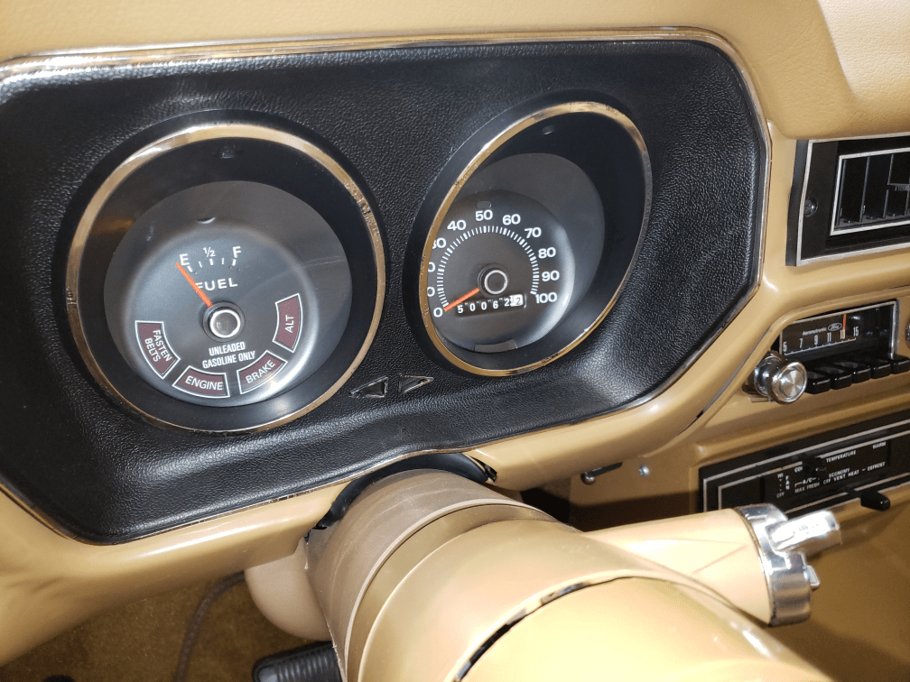 76 Ford Pinto odometer
