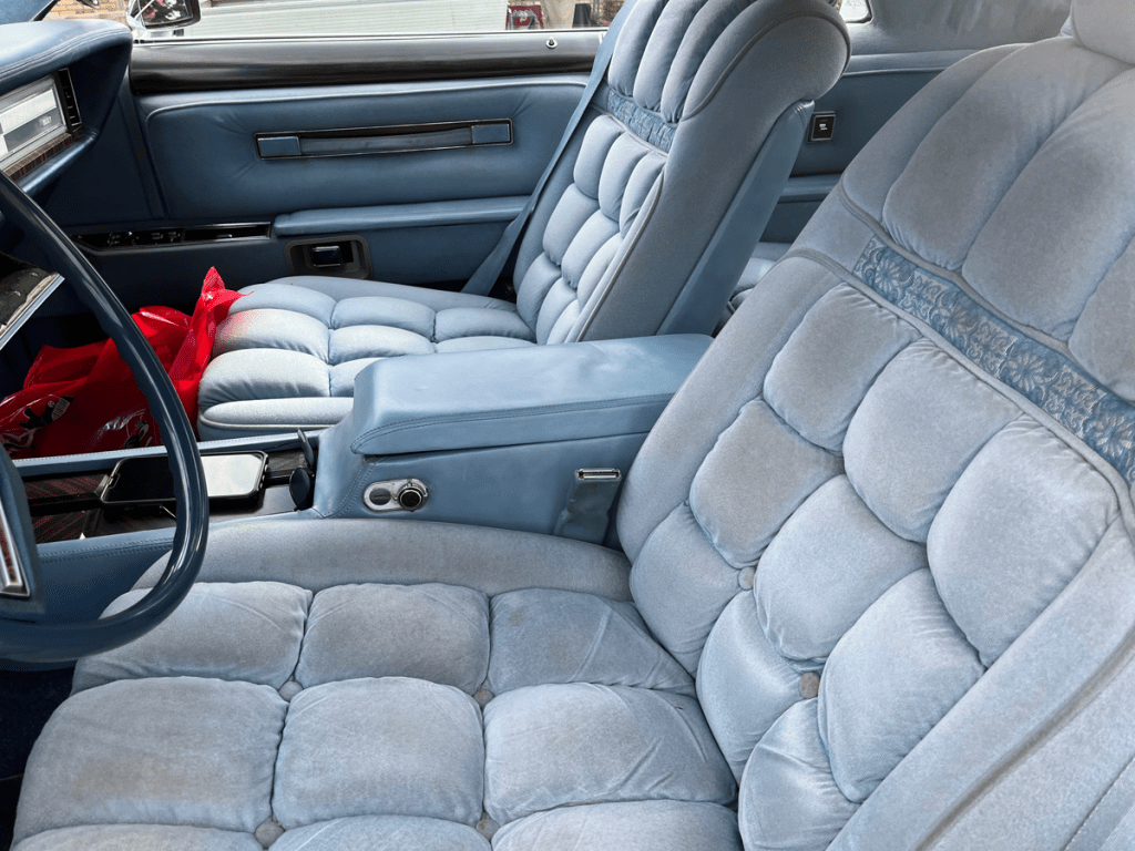 78 Lincoln Continental Mark V interior