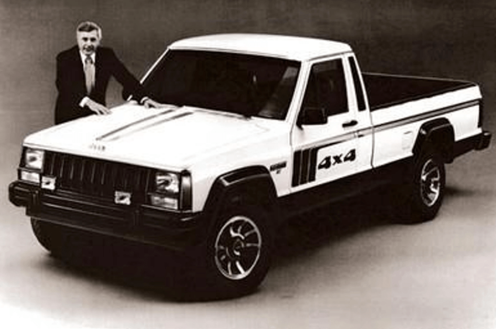 Well before Gladiator there was a Jeep Comanche pickup. Chrysler ended up killing it, but the idea was a winner for a while, and is again.