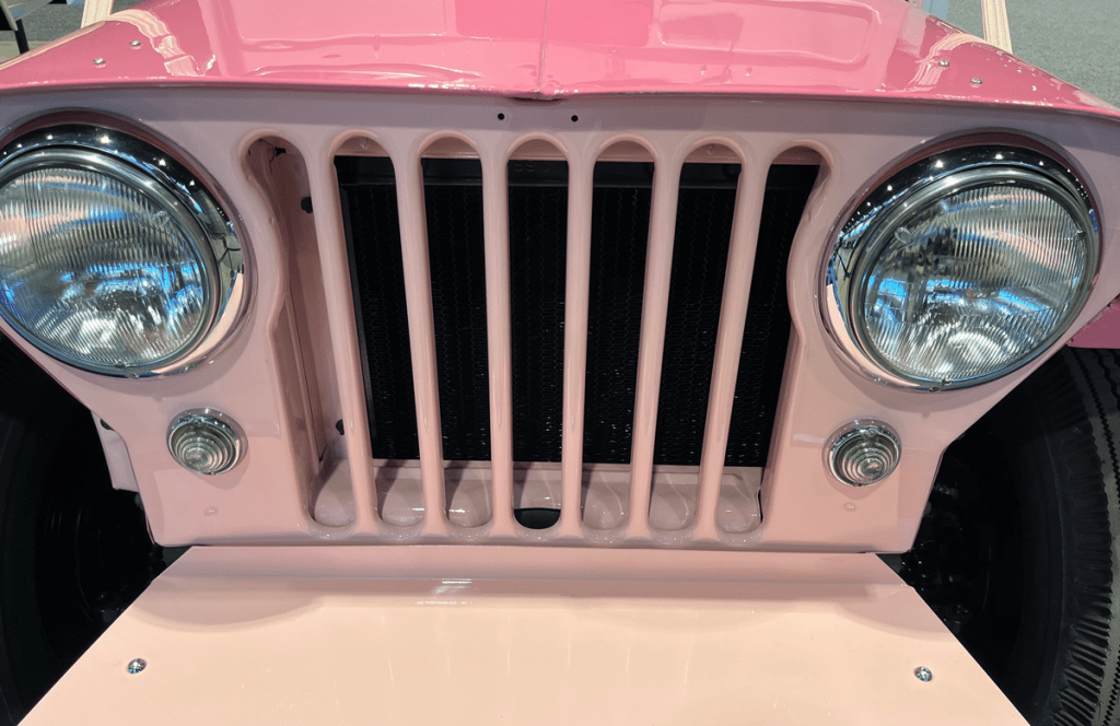 1960 Jeep Surry 7 slot grill