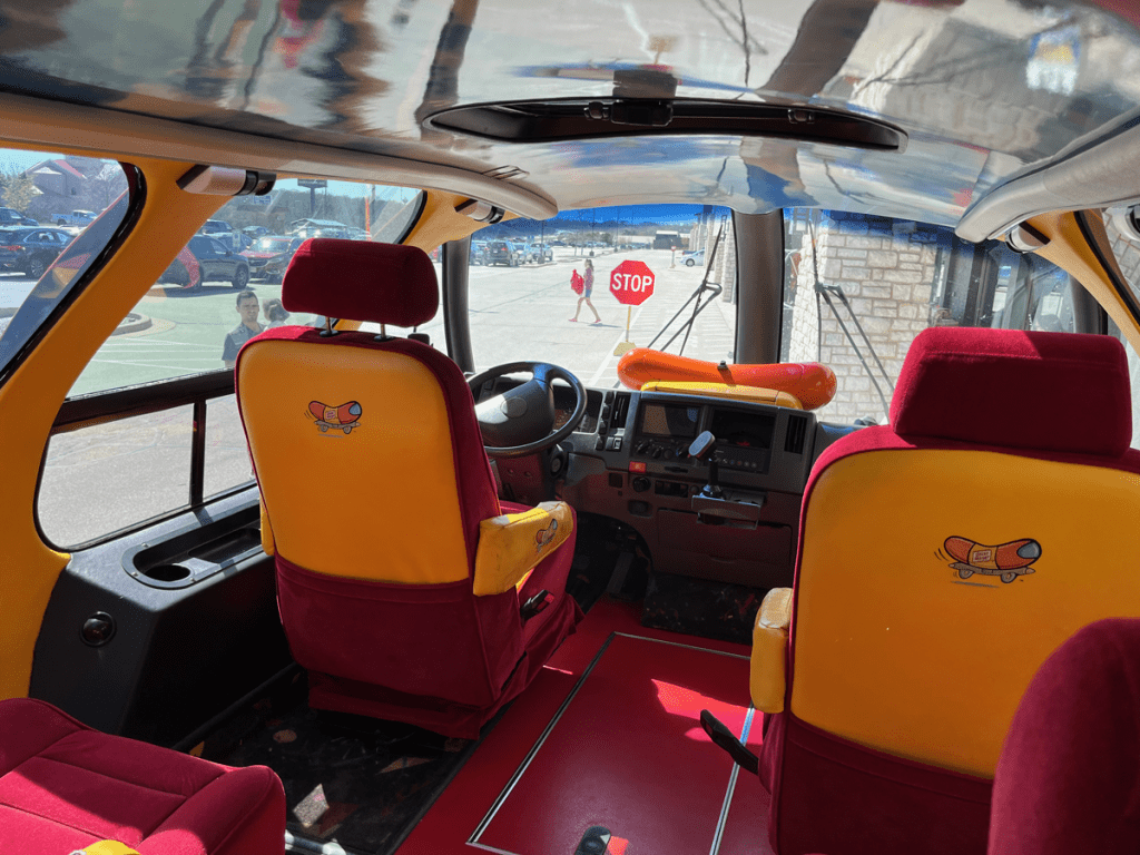 Oscar Mayer Wienermobile interior