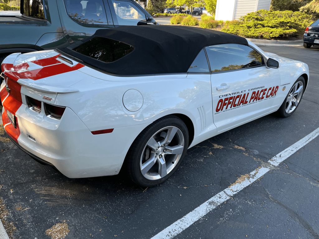 2011 Camaro Indy Pace Car