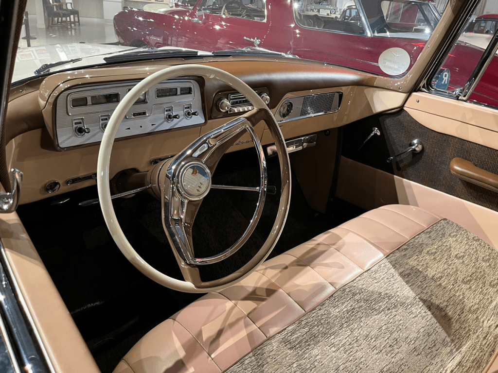 58 Studebaker President Starlight Hardtop interior