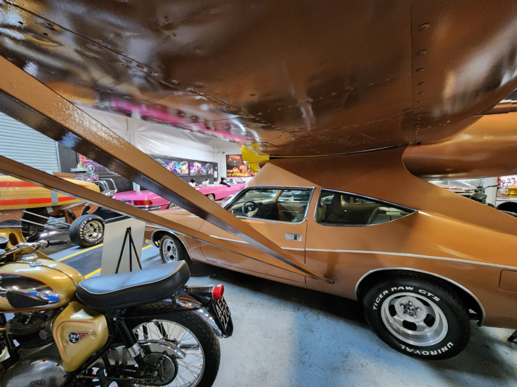 James Bond flying Matador