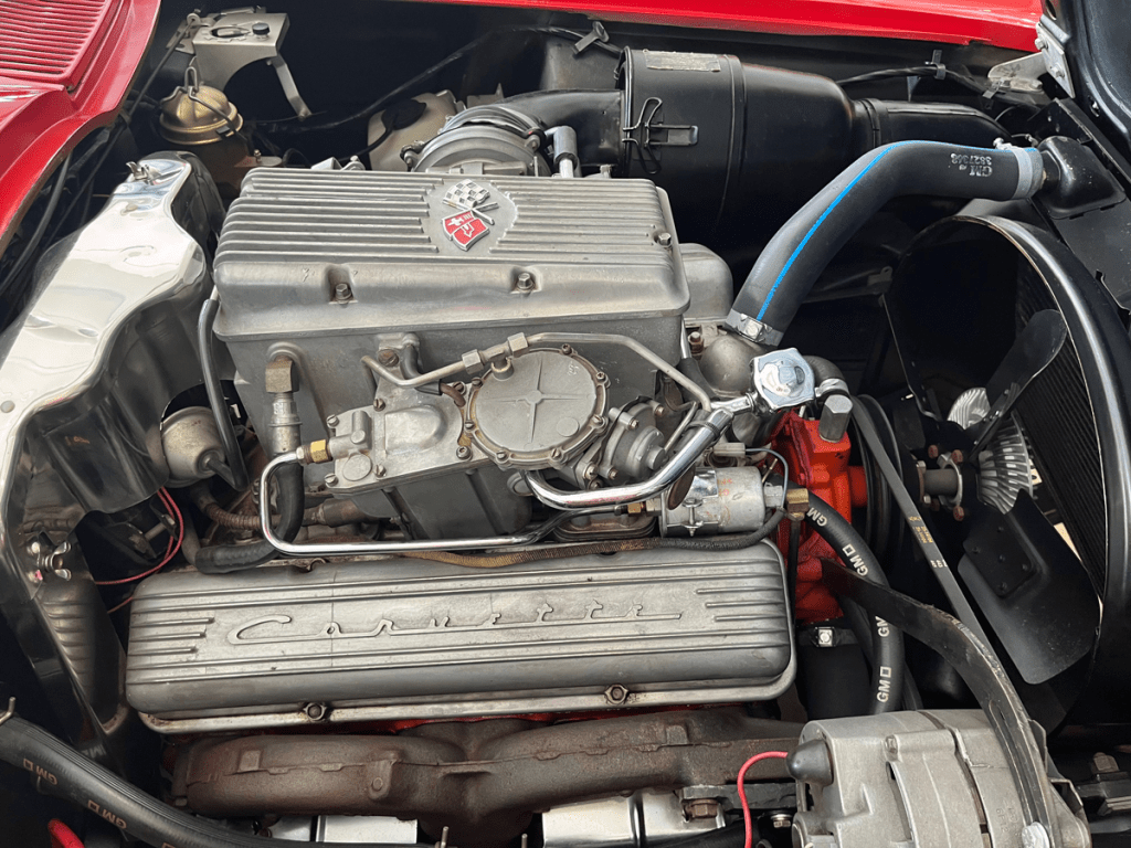 Car Spot: 63 Split Window Vette engine