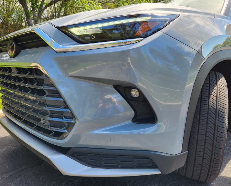 Toyota expands its Highlander to Grand Highlander 3-row status with a comfy near luxury interior and hybrid power.