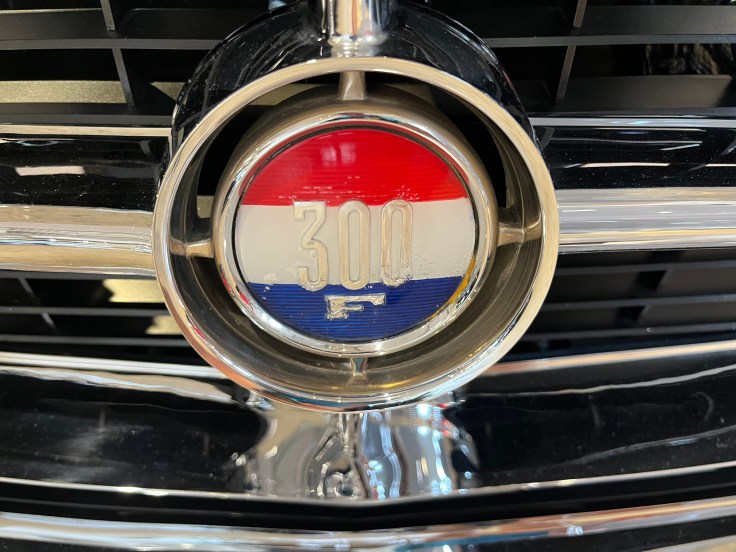 1960 Chrysler 300F Convertible logo, car spot, savageonwheels.com