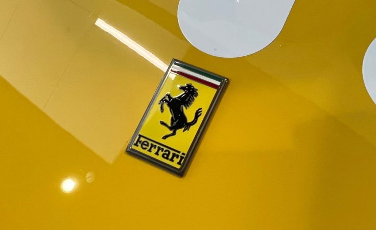 Ferrari logo on 62 GTO