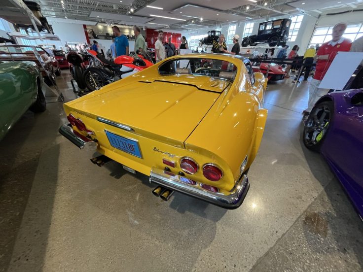 This Fly Yellow 1974 Dino is believed to be 1 of just 91 “Flares and Chairs” Dinos ever built