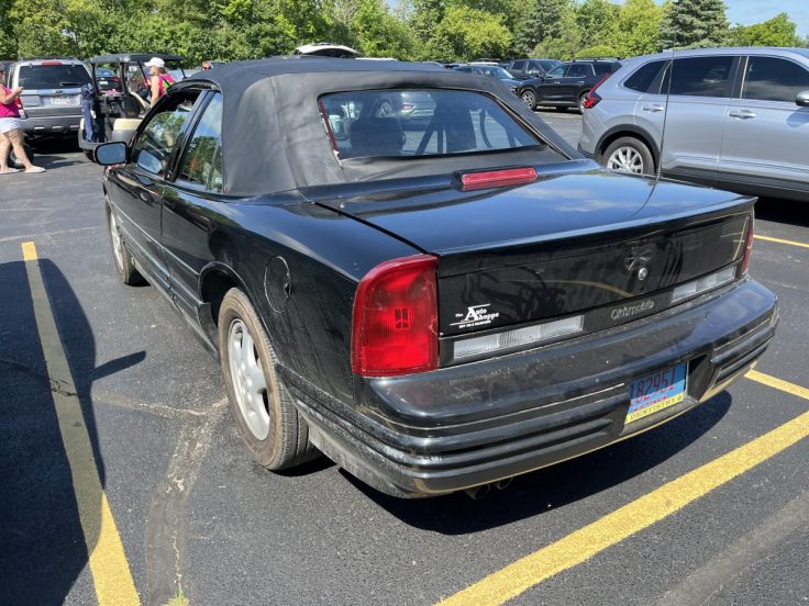93ish Cutlass Supreme Convertible rear