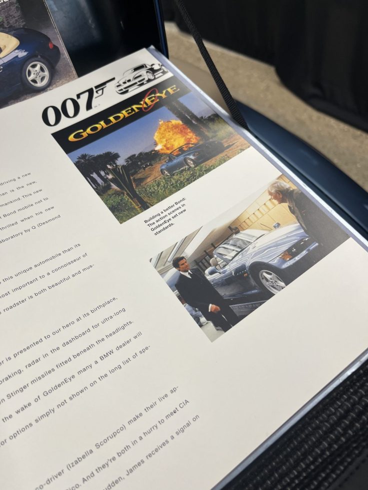 James Bond GoldenEye BMW Z3 promo materials