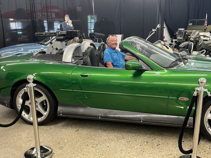 Me in Tang Lin Tao's Jag